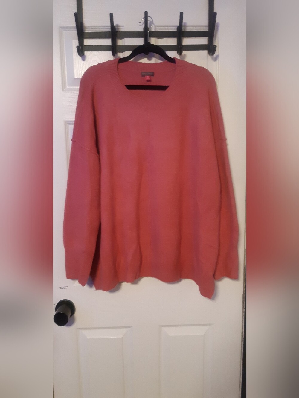 Vince Camuto Dusty Rose Knit Crewneck Sweater